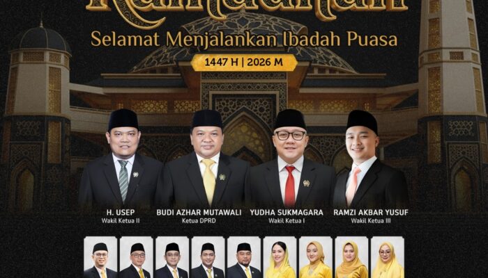 DPRD KAB. SUKABUMI UCAPKAN SELAMAT RAMADAN 1447 H