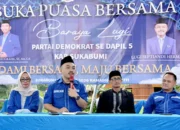 Dewan Lugi Septiadi Gelar Silaturahmi, Santunan, dan Bukber Bersama Kader Demokrat Dapil V