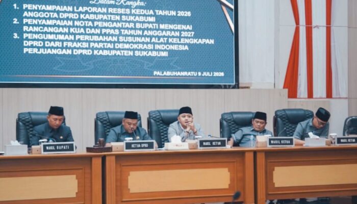 DPRD Kabupaten Sukabumi Mulai Bahas KUA-PPAS 2027, Agrobisnis dan Pariwisata Jadi Prioritas Pembangunan
