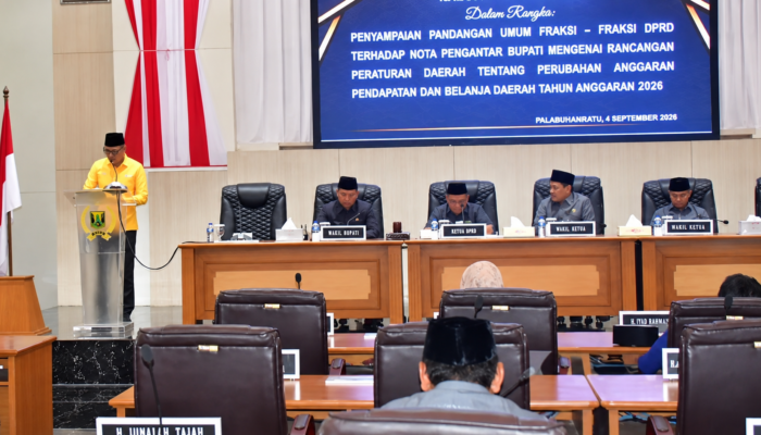 Tujuh Fraksi DPRD Sukabumi Soroti Perubahan APBD 2026, Anggaran Diminta Tepat Sasaran